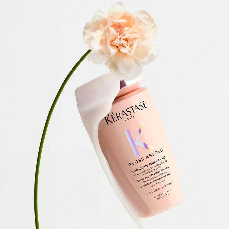 Kerastase Gloss Absolu Bain Creme Hydra Glaze 250ml - shampooing illuminant pour cheveux épais