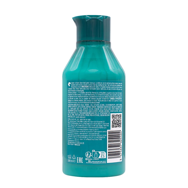 Redken Acidic Grow Full System Conditioner 300ml - après-shampooing cheveux fins