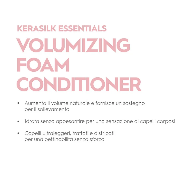Kerasilk Essentials Volumizing Foam Conditioner 150ml - après-shampooing volumisant