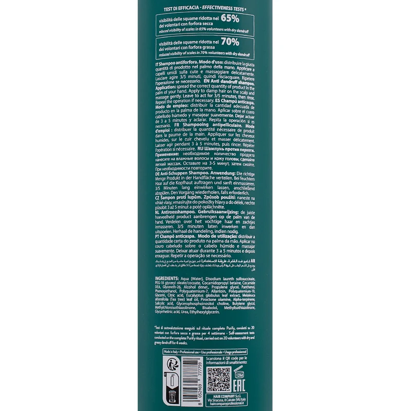 Hair Company Double ActionAnti Dandruff Shampoo 1000ml - shampooing antipelliculaire