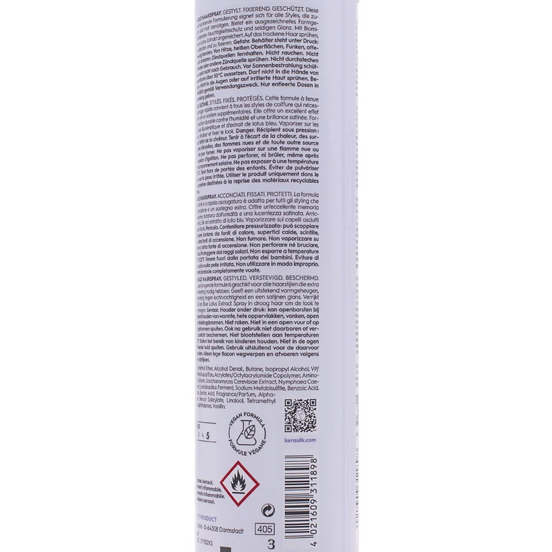 Kerasilk Styling Ultimate Hold Hairspray 300ml - laque ultra-forte
