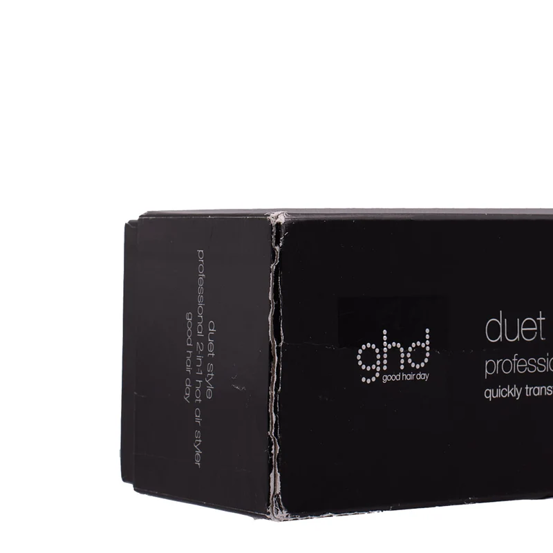 Hair Gallery Resi Come Nuovi Ghd Duet Nera - imballaggio danneggiato e piastra lievemente graffiata