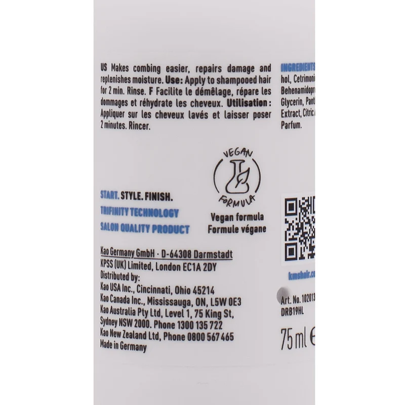 KMS Moist Repair Conditioner 75ml - conditionneur pour cheveux normaux ou secs