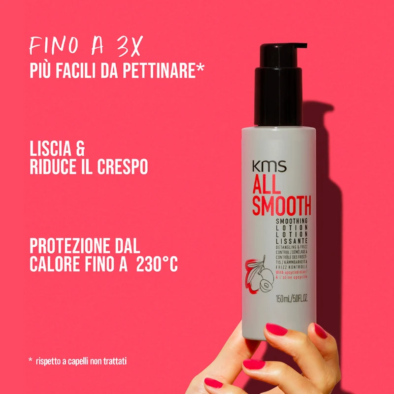 KMS All Smooth Smoothing Lotion 150ml - lotion anti-frisottis