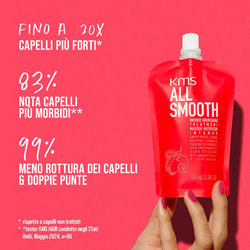 KMS All Smooth Intense Nourishing Treatment 100ml - traitement anti-frisottis