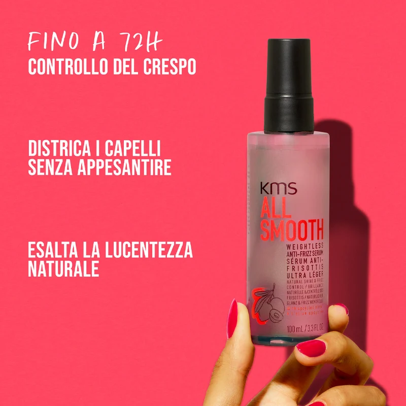 KMS All Smooth Anti-Frizz Serum 100ml - sérum anti-frisottis