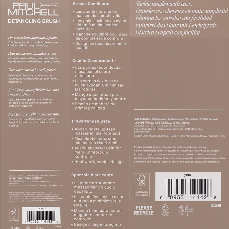Paul Mitchell Pro Tools Detangling Brush - brosse démêlante