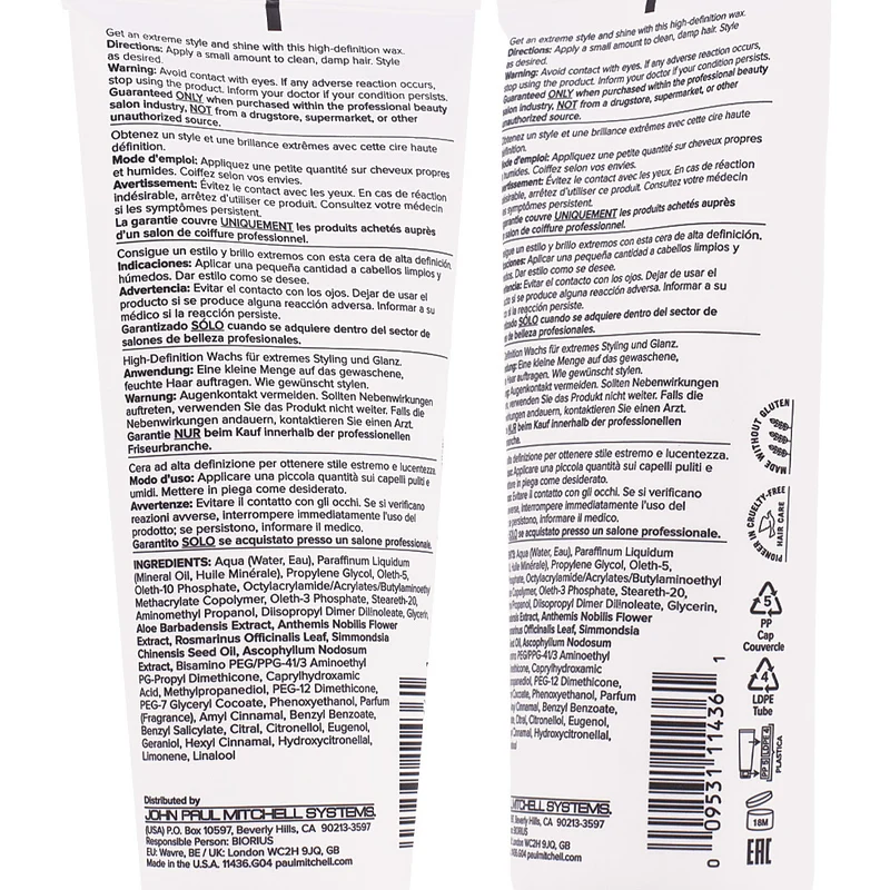 Paul Mitchell Flexible Style Wax Works 200ml – gel définition et brillance