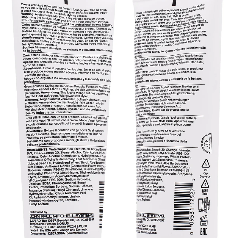 Paul Mitchell Flexible Style Re-Works 200ml – crème coiffante et texturisante flexible