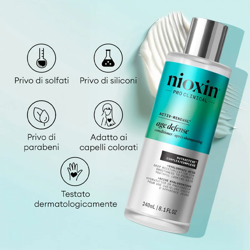 Nioxin Age Defense Conditioner 240ml - après-shampoing fortifiant