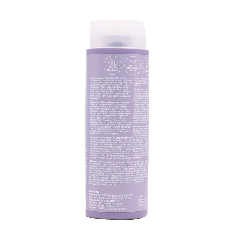 Paul Mitchell Forever Blonde Conditioner 300ml - après-shampoing restructurant pour cheveux blonds