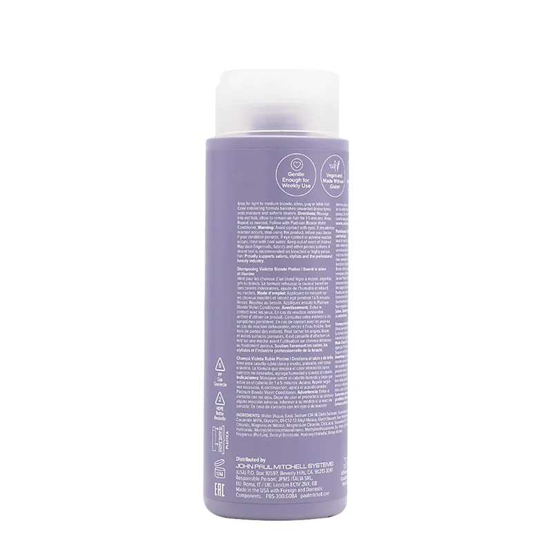 Paul Mitchell Platinum Blonde Shampoo 300ml - shampooing cheveux blonds