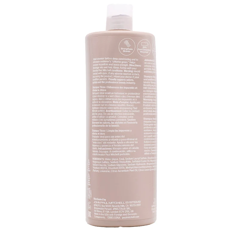 Paul Mitchell Clarify Shampoo Three 1000ml - shampooing purifiant