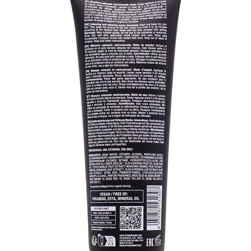 Nyce Dyemask Therapy Chestnut Brown 250ml - masque rehausseur de reflets