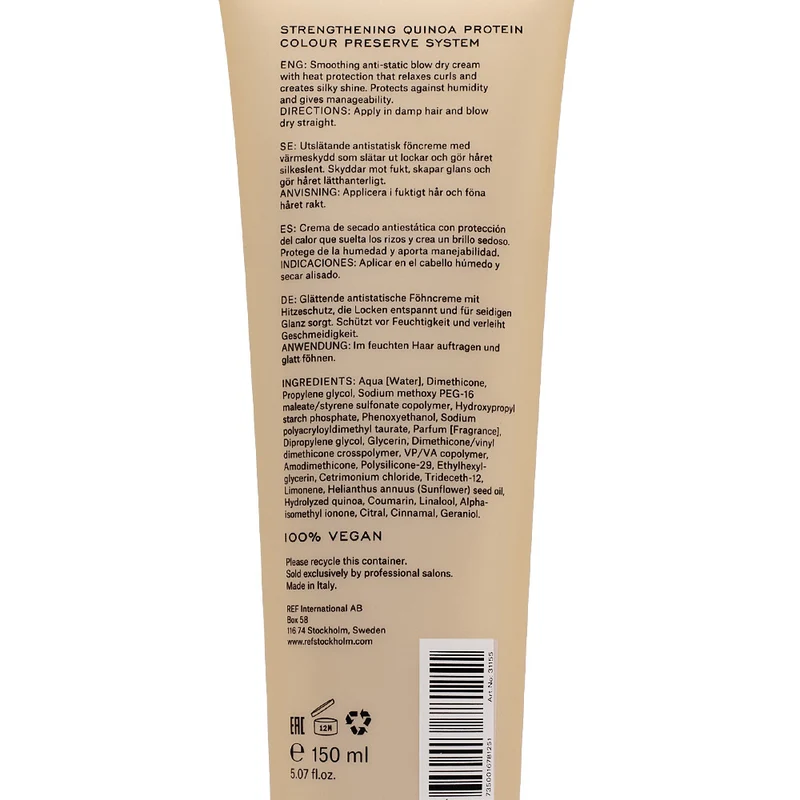 Stockholm Sweden Ref Get It Straight N°241 150ml - crème lissante anti-frisottis