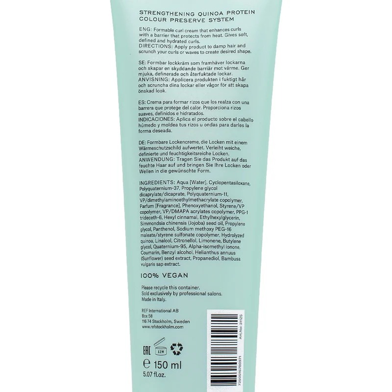 Stockholm Sweden Ref Curl Cream N°244 150ml - crème définition boucles