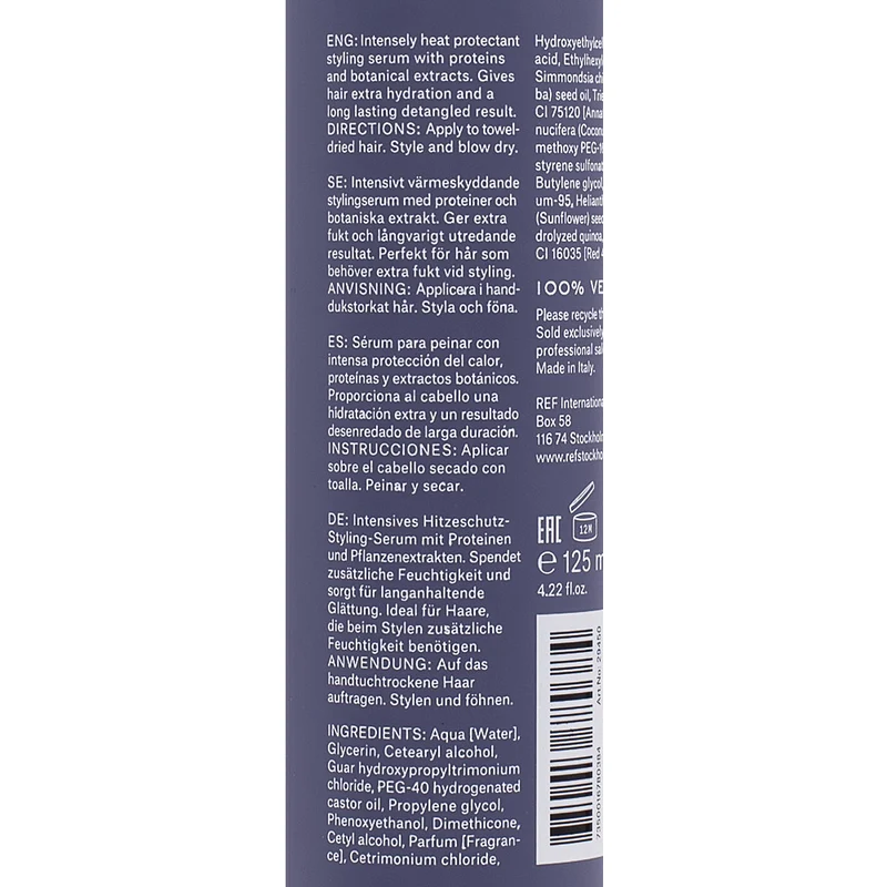 Stockholm Sweden Ref Leave In Serum 125ml - sérum hydratant