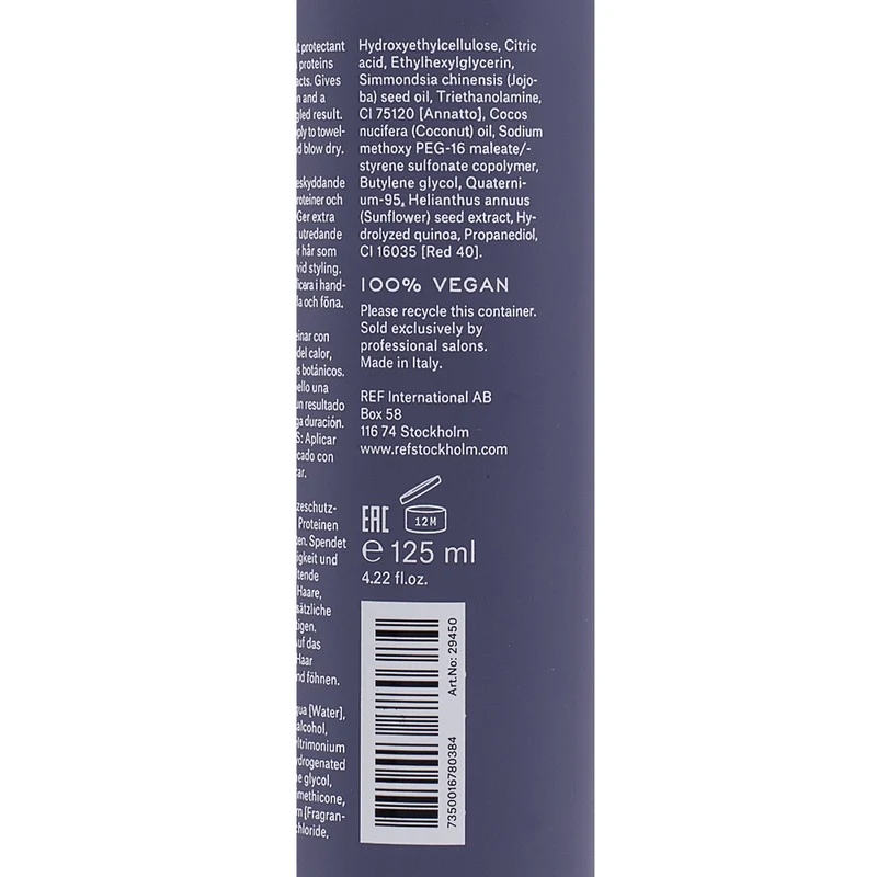 Stockholm Sweden Ref Leave In Serum 125ml - sérum hydratant