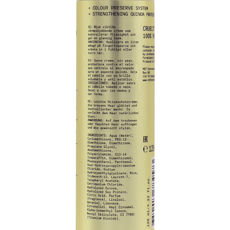Stockholm Sweden Ref Stay Smooth N°241 125ml - crème thermoprotectrice anti-frisottis