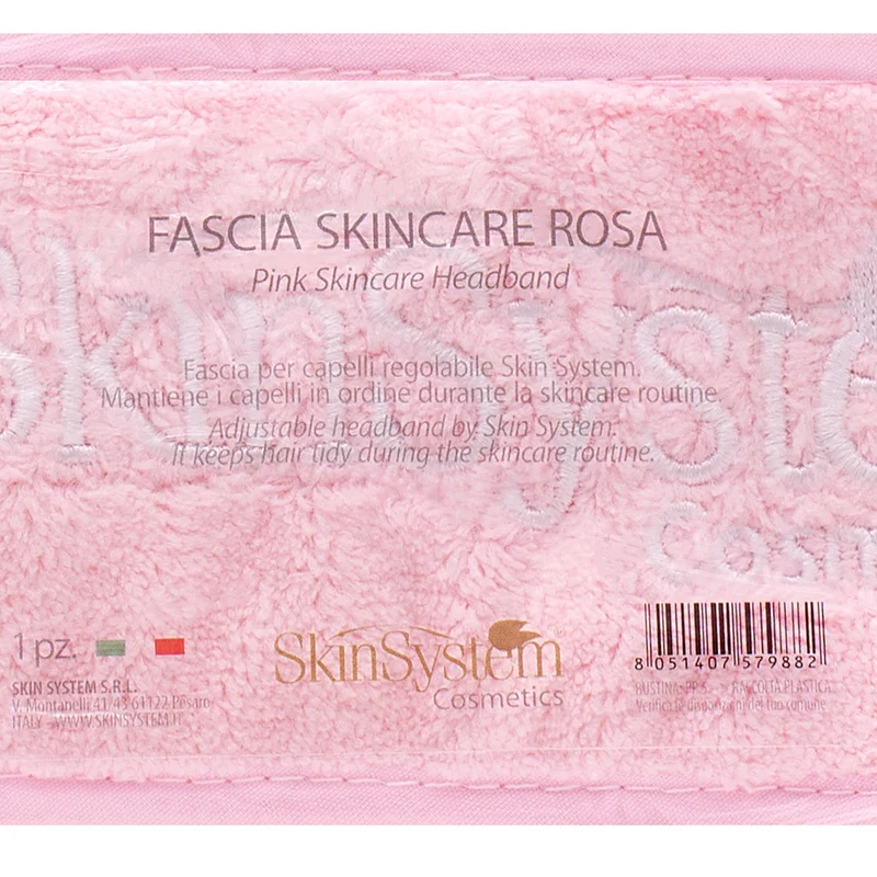 SkinSystem Bandeaux Skincare Rose - bandeaux éponge