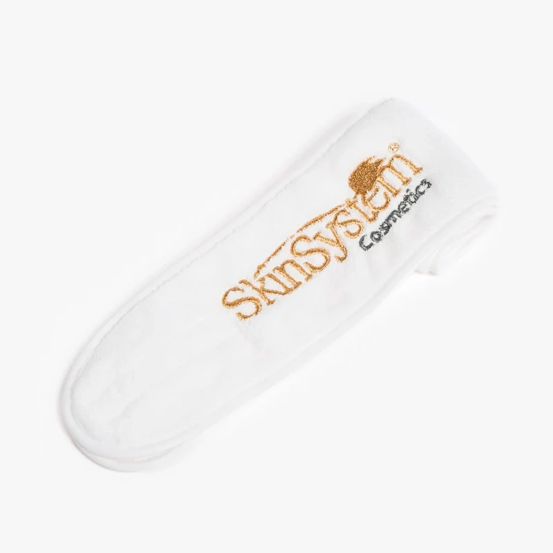 SkinSystem Bandeaux Skincare Blanche - bandeaux éponge