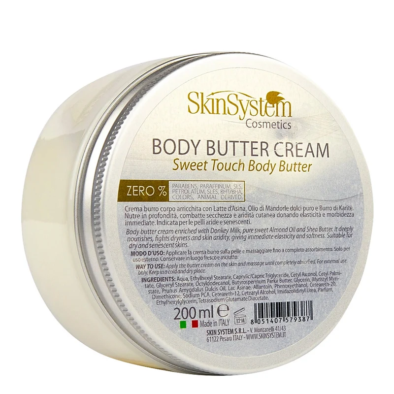 SkinSystem Body Butter Cream 200ml - crème beurre corporel