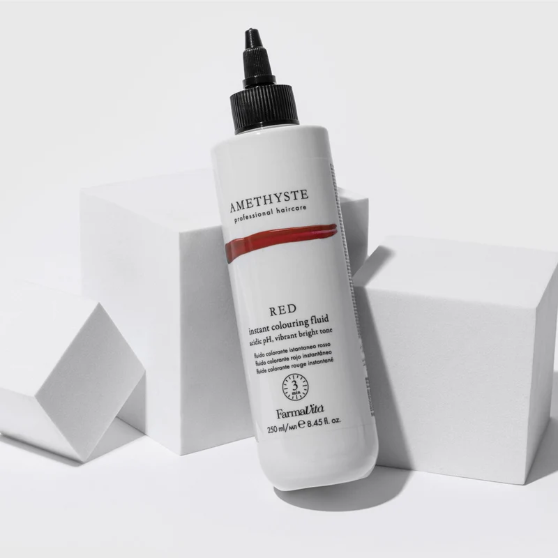 Amethyste Istant Color Fluid Red 250ml - coloration semi-permanente prête à l'emploi
