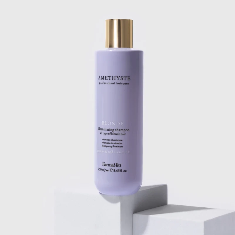 Farmavita Amethyste Blonde Cool Blonde Illuminating Shampoo 250ml - shampooing brillant cheveux blonds