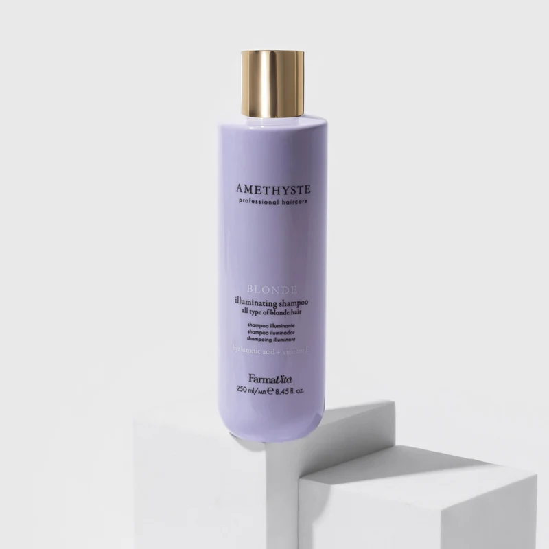 Farmavita Amethyste Blonde Cool Blonde Illuminating Shampoo 250ml - shampooing brillant cheveux blonds