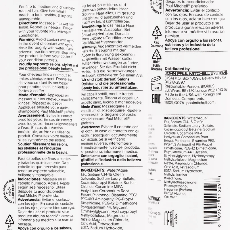 Paul Mitchell Shampoo One 500ml - shampooing quotidien