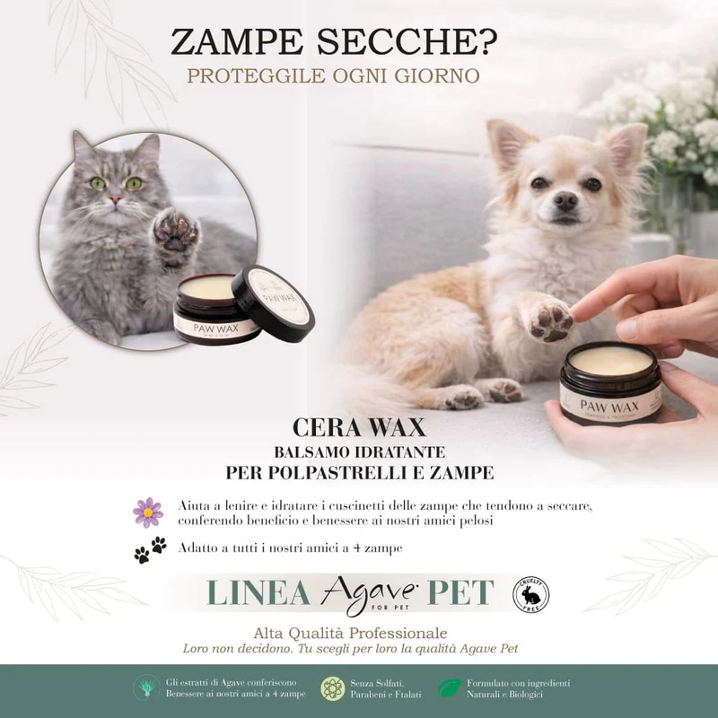 Agave Pet Paw Wax 56ml - crème pour pattes et coussinets