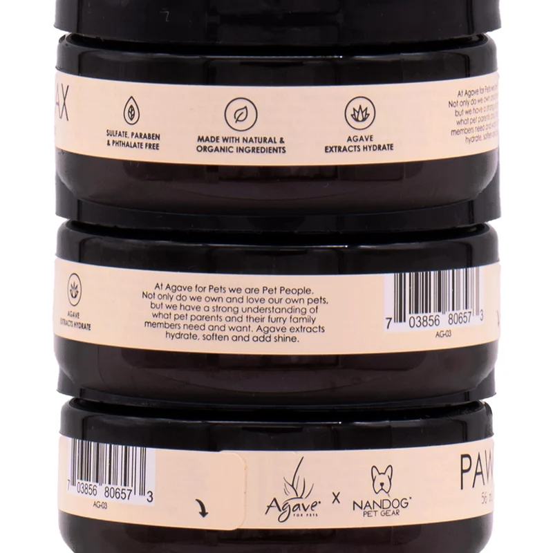 Agave Pet Paw Wax 56ml - crème pour pattes et coussinets