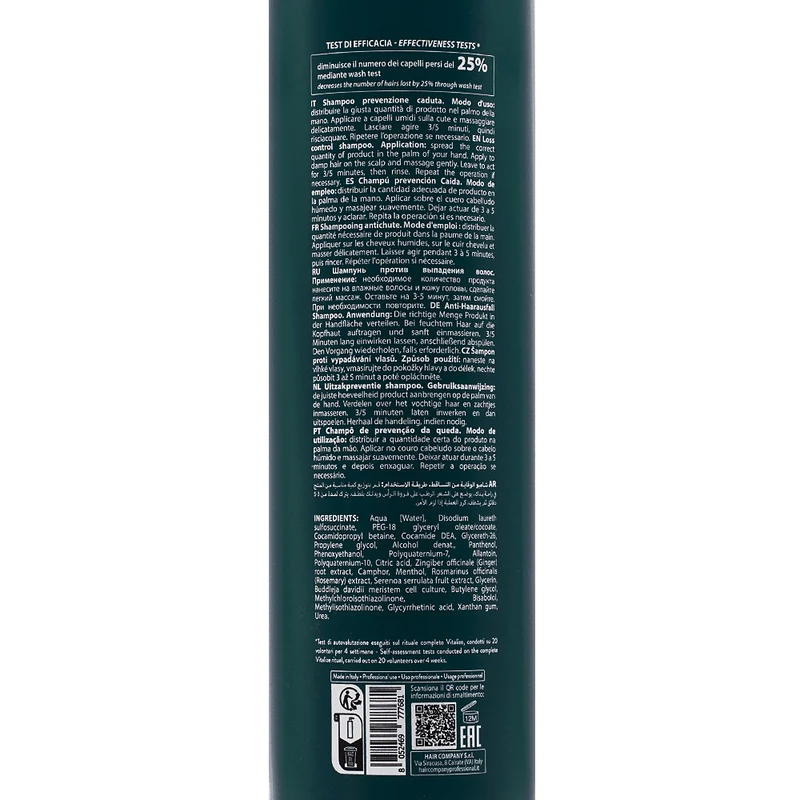 Hair Company Double Action Loss Control Shampoo 1000ml - shampooing anti-chute