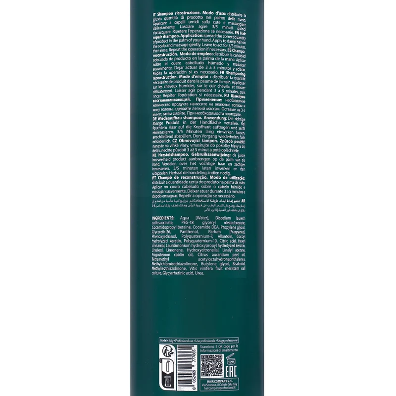 Hair Company Double Action Hair Repair Shampoo 1000ml - shampooing réparateur