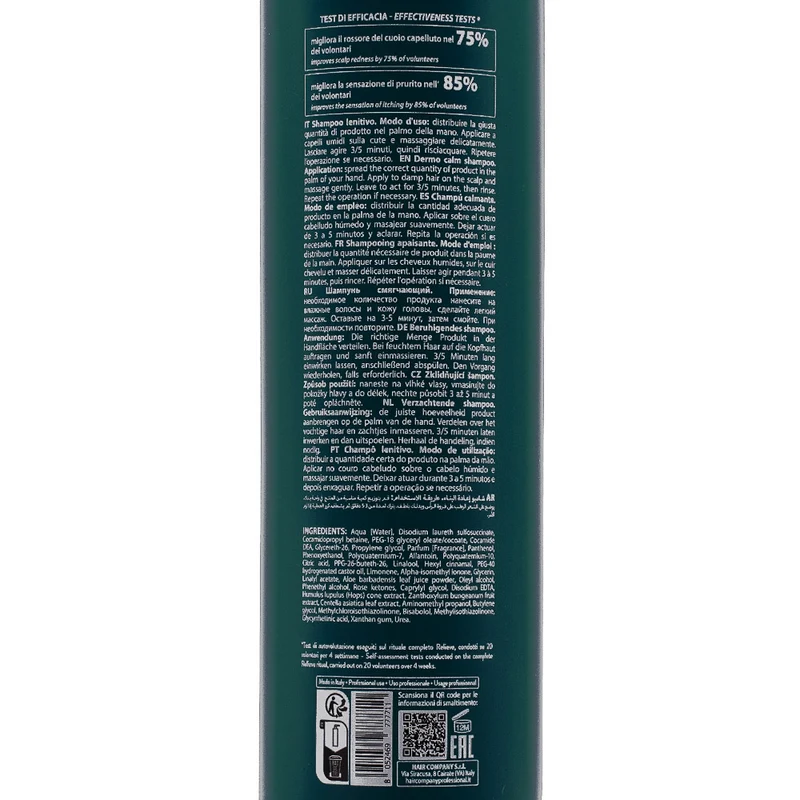 Hair Company Double Action Dermo Calm Shampoo 1000ml - shampooing apaisant