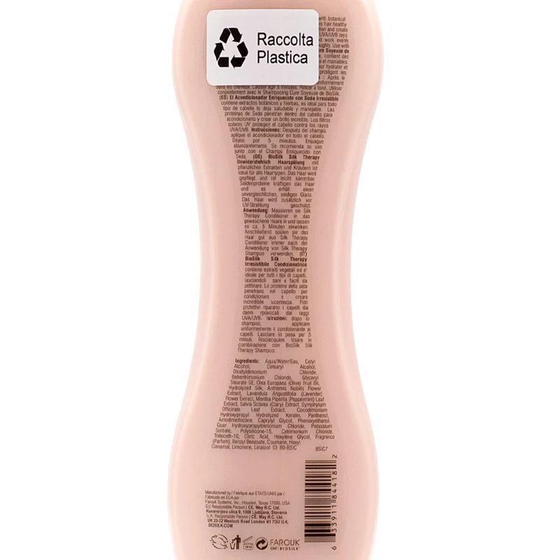Biosilk Silk Therapy Irresistible Conditioner 207ml - conditionneur illuminateur