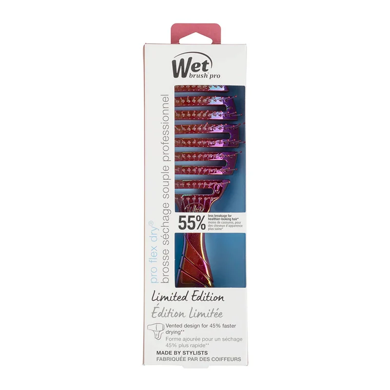WetBrush Flex Dry Iridiscent Icon Cherry - brosse souple