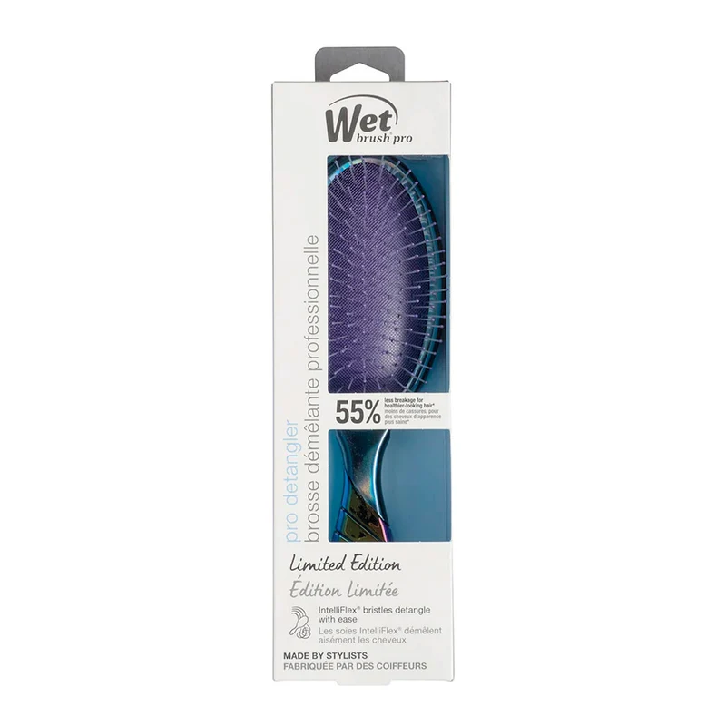 WetBrush Pro Original Detangler Iridescent Icon Purple - brosse démêlante