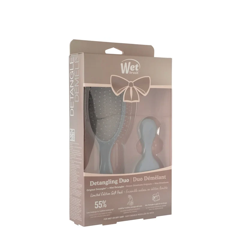Wetbrush Detangling Duo Chrome - coffret de brosses