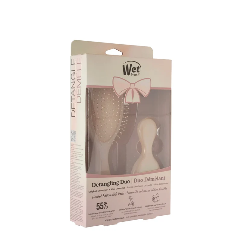 Wetbrush Detangling Duo Cream - coffret de brosses