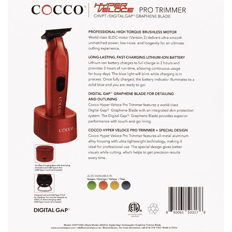Cocco Hyperveloce Pro Trimmer Red - tondeuse de finition
