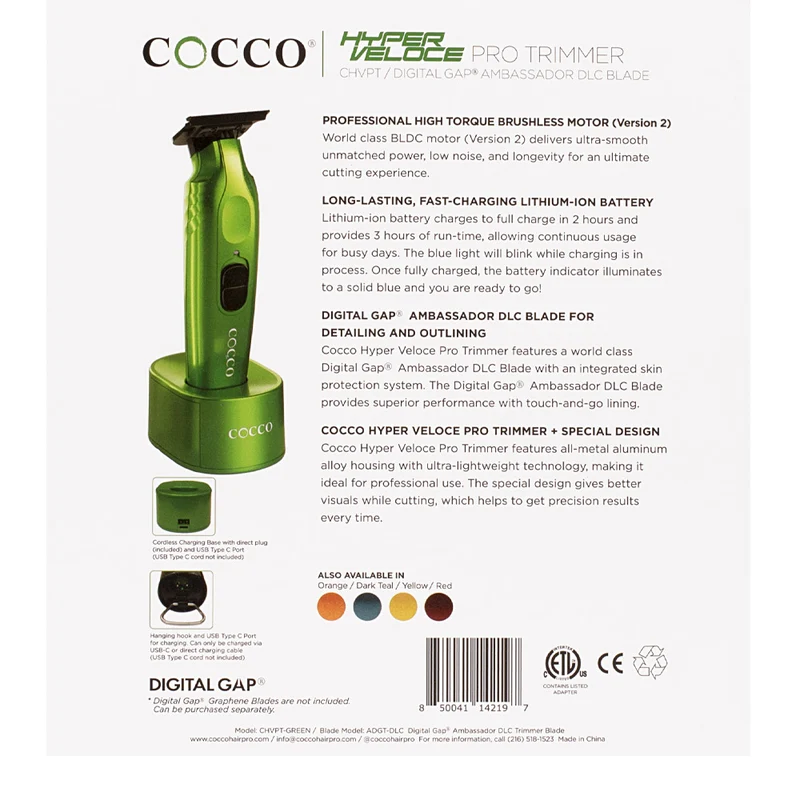 Cocco Hyperveloce Pro Trimmer Green - tondeuse de finition
