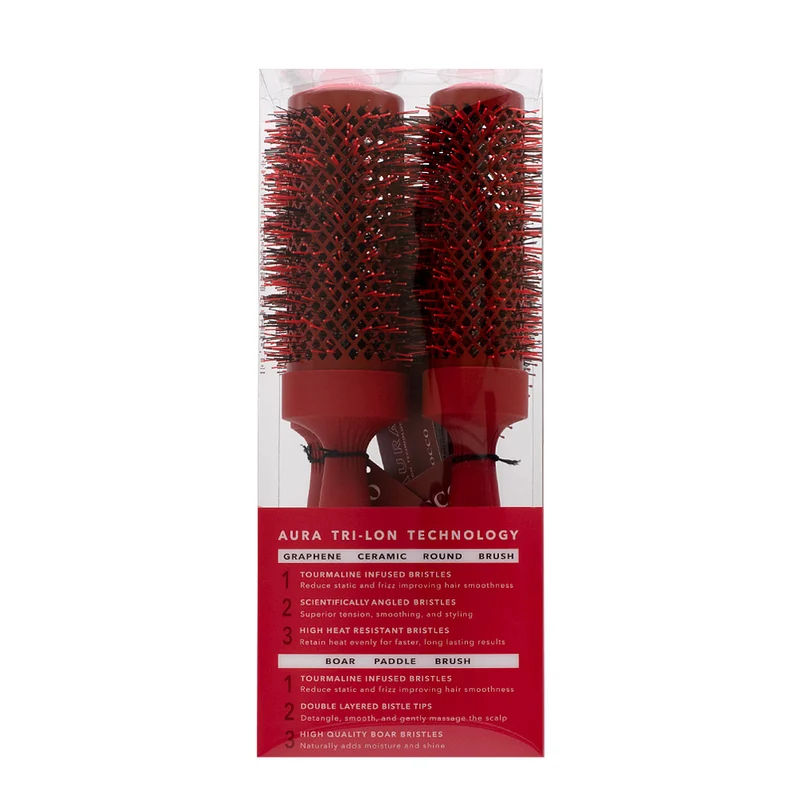 Cocco Aura Brush Set Rouge 4pcs - set de brosses