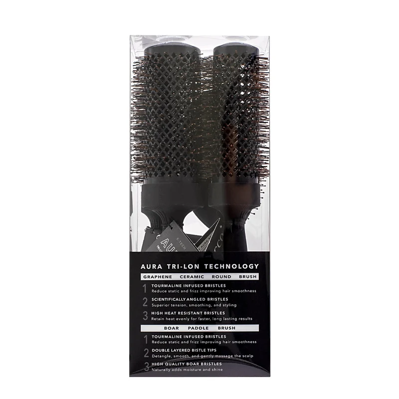 Cocco Aura Brush Set Noir 4pcs - set de brosses