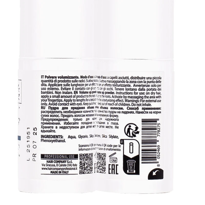 Hair Company Inimitable Style Density3 Volume Up Powder 7gr – poudre volumisante pour cheveux fins