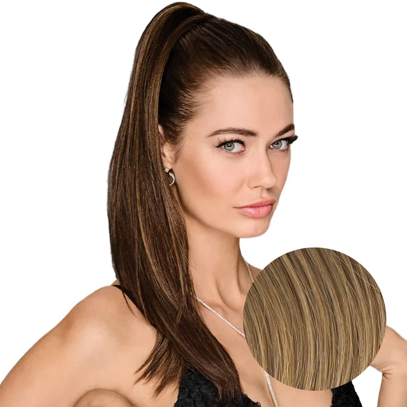 Hairdo Queue de Cheval Lisse R1416T Blond Foncé 53cm