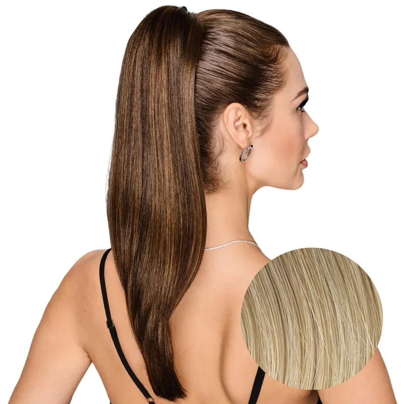 Hairdo Queue de cheval Lisse R14/88H Blond Clair 53cm