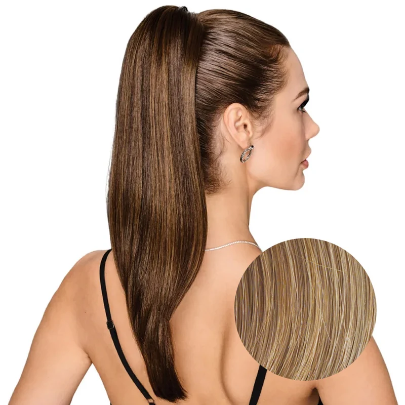 Hairdo Queue de Cheval Lisse R14/25 Blond Chaud 53cm