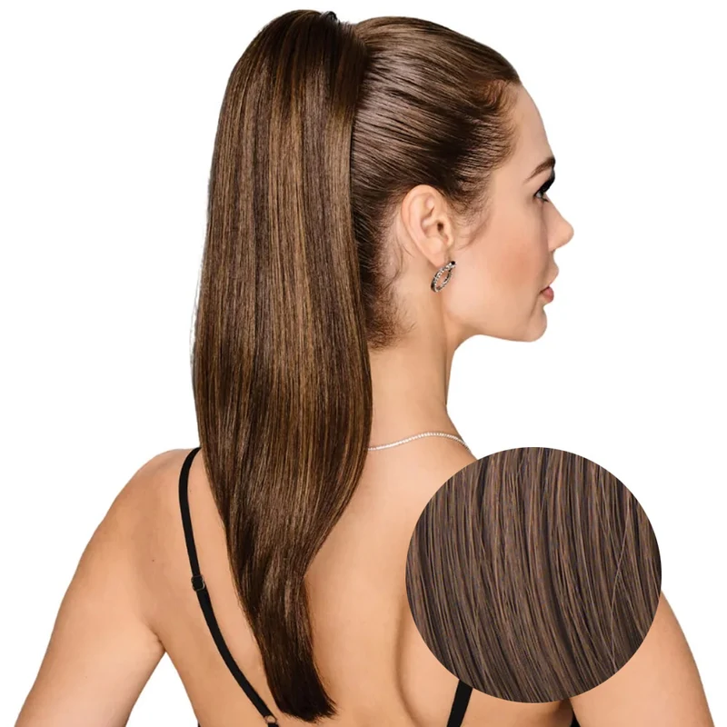 Hairdo Queue de cheval Lisse R830 Marron Clair Doré 53cm