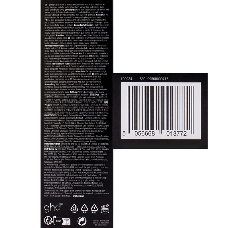 Ghd Rehab Split End Sealer 100ml - traitement scellant pointes fourchues sans rinçage
